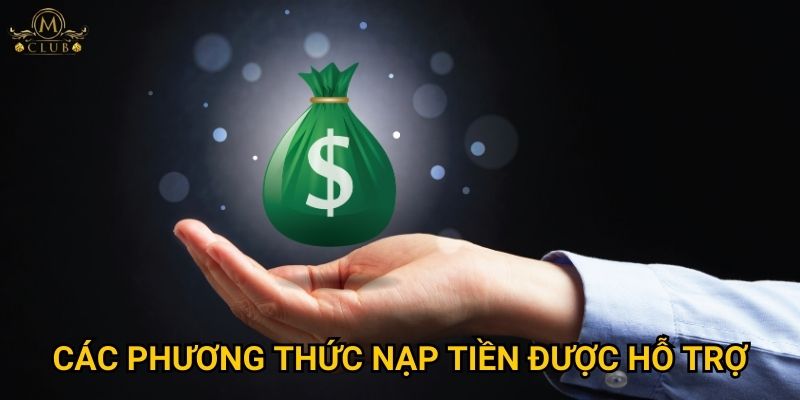 Làm sao để nạp tiền vào Mclub nhanh chóng và an toàn nhất? 2 Các phương thức nạp tiền được hỗ trợ